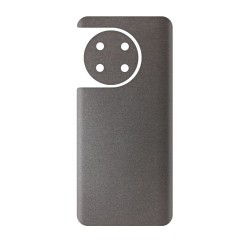 Folie skin SILKASE pentru OnePlus 11, gri brushed, protectie spate telefon