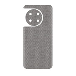 Folie skin SILKASE pentru OnePlus 11, gri hex, protectie spate telefon