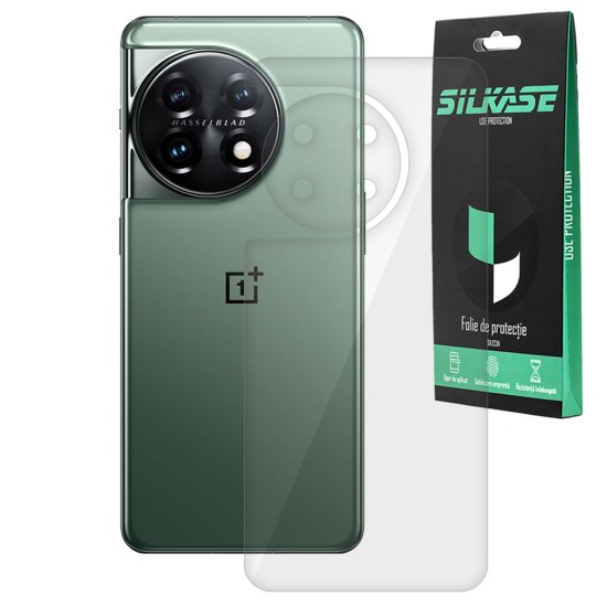Folie spate SILKASE pentru OnePlus 11, protectie spate, silicon regenerabil (Telefoane OnePlus, F5656) by www.silkase.ro