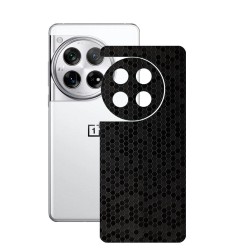 Folie skin SILKASE, pentru OnePlus 12, negru hexa, protectie spate telefon