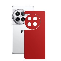 Folie skin SILKASE, pentru OnePlus 12, rosu, protectie spate telefon