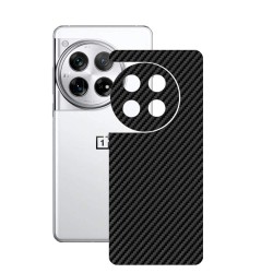 Folie skin SILKASE, pentru OnePlus 12, carbon, protectie spate telefon