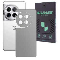 Folie skin SILKASE, pentru OnePlus 12, gri ice, protectie spate telefon