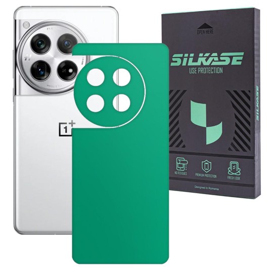 Folie skin SILKASE, pentru OnePlus 12, turcoaz mat, protectie spate telefon (SILKASE, Telefoane OnePlus) by www.silkase.ro Folie skin SILKASE, pentru OnePlus 12, turcoaz mat, protectie spate telefon (Telefoane OnePlus, S1883) by www.silkase.ro