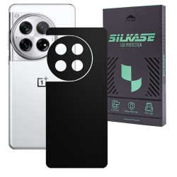 Folie skin SILKASE, pentru OnePlus 12, negru mat, protectie spate telefon