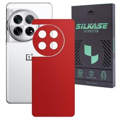 Folie skin SILKASE, pentru OnePlus 12, rosu, protectie spate telefon