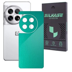 Folie skin SILKASE, pentru OnePlus 12, turcoaz metalic, protectie spate telefon