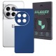 Folie skin SILKASE, pentru OnePlus 12, albastru inchis mat, protectie spate telefon (Telefoane OnePlus, S1872) by www.silkase.ro