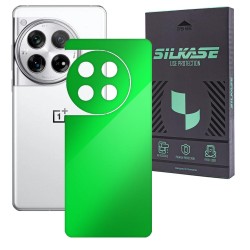 Folie skin SILKASE, pentru OnePlus 12, verde neon, protectie spate telefon