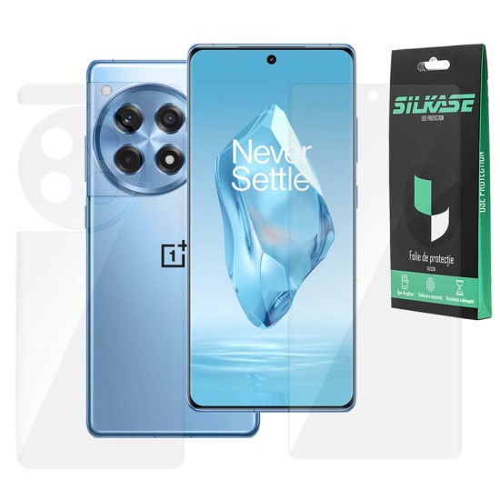 Set 2 folii SILKASE pentru OnePlus 12R, protectie telefon, silicon regenerabil (Telefoane OnePlus, F6583) by www.silkase.ro