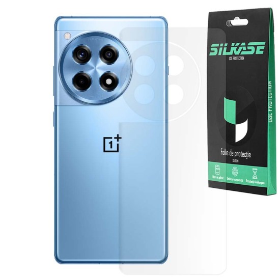 Folie spate mata SILKASE pentru OnePlus 12R, protectie spate, silicon (Telefoane OnePlus, F6585) by www.silkase.ro
