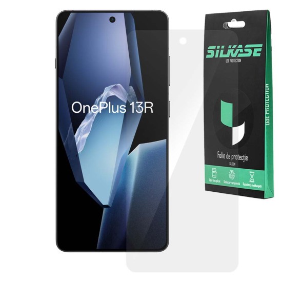 Folie SILKASE pentru OnePlus 13R, protectie ecran, silicon regenerabil (Telefoane OnePlus, F7442) by www.silkase.ro