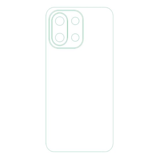 Folie spate mata SILKASE pentru OnePlus 13s, protectie spate, silicon (13s, F7732) by www.silkase.ro