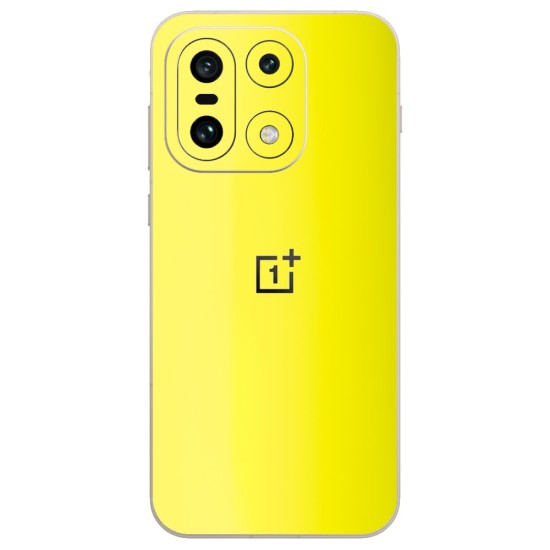 Folie skin SILKASE pentru Oneplus 15, protectie spate telefon, galben fluorescent (OnePlus 15, S2462) by www.silkase.ro