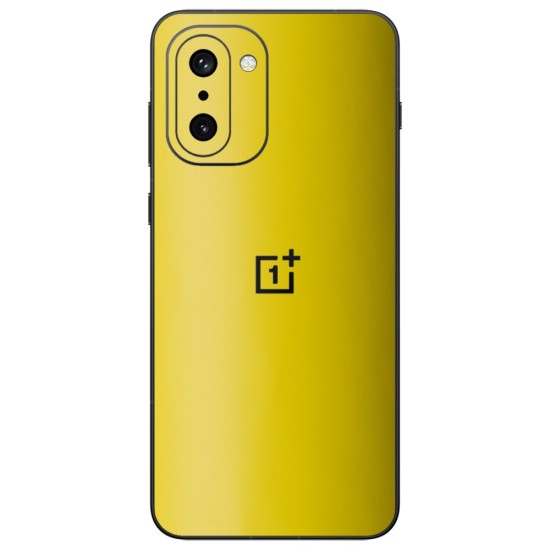 Folie skin SILKASE pentru Oneplus 15R, protectie spate telefon, galben mat (15R, S2474) by www.silkase.ro