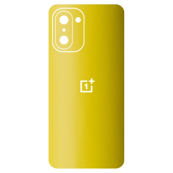 Folie skin SILKASE pentru Oneplus 15R, protectie spate telefon, galben mat (15R, S2474) by www.silkase.ro