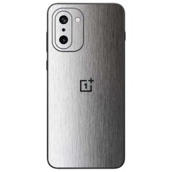 Folie skin SILKASE pentru Oneplus 15R, protectie spate telefon, gri deschis brushed