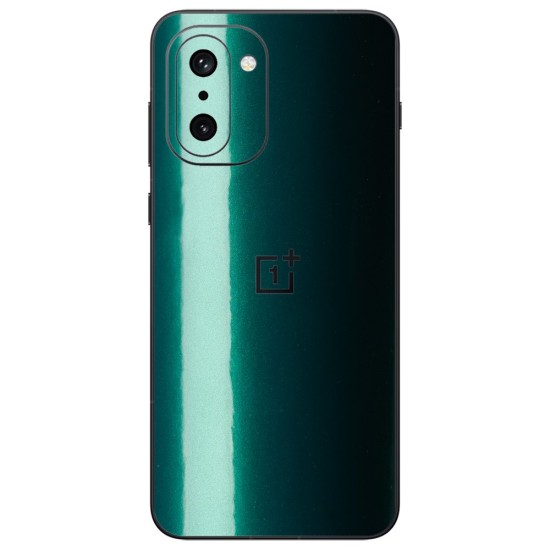 Folie skin SILKASE pentru Oneplus 15R, protectie spate telefon, verde emerald (15R, S2485) by www.silkase.ro