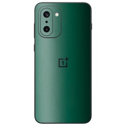 Folie skin SILKASE pentru Oneplus 15R, protectie spate telefon, verde inchis mat