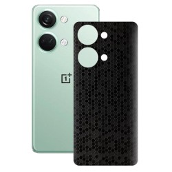 Folie skin SILKASE pentru OnePlus Nord 3, negru hexa, protectie spate telefon
