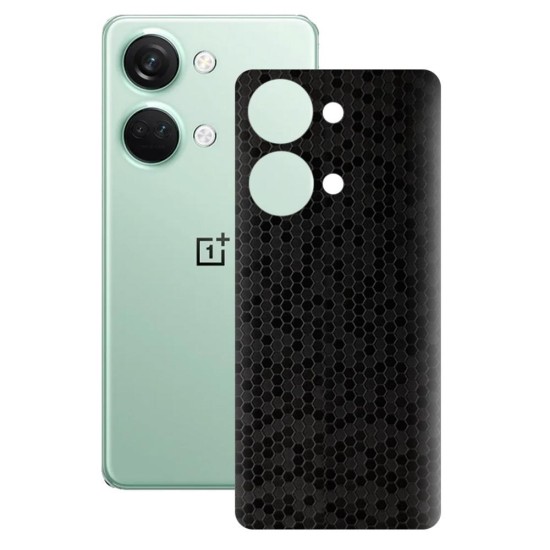 Folie skin SILKASE pentru OnePlus Nord 3, negru hexa, protectie spate telefon (Telefoane OnePlus, S1092) by www.silkase.ro