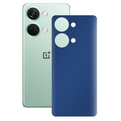 Folie skin SILKASE pentru OnePlus Nord 3, albastru inchis mat, protectie spate telefon