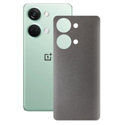 Folie skin SILKASE pentru OnePlus Nord 3, gri brushed, protectie spate telefon