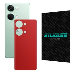Folie skin SILKASE pentru OnePlus Nord 3, rosu, protectie spate telefon