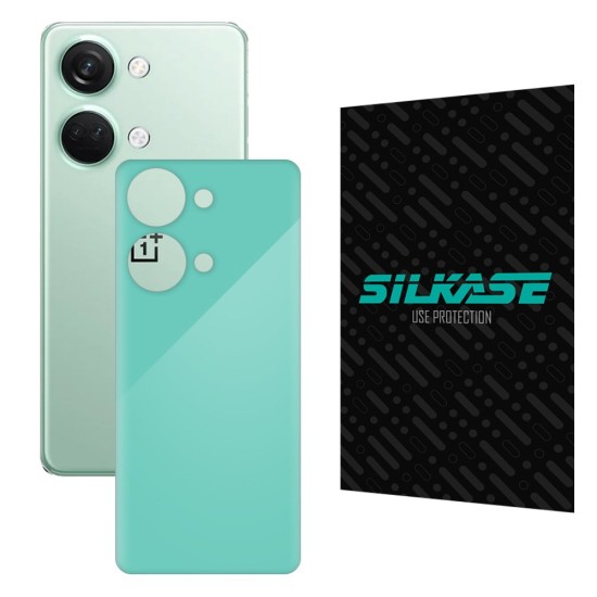 Folie skin SILKASE pentru OnePlus Nord 3, turcoaz lucios, protectie spate telefon (Telefoane OnePlus, S1096) by www.silkase.ro