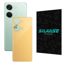 Folie skin SILKASE pentru OnePlus Nord 3, bej, protectie spate telefon Folie skin SILKASE pentru OnePlus Nord 3, bej, protectie spate telefon