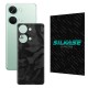 Folie skin SILKASE pentru OnePlus Nord 3, camo negru, protectie spate telefon (Telefoane OnePlus, S1082) by www.silkase.ro