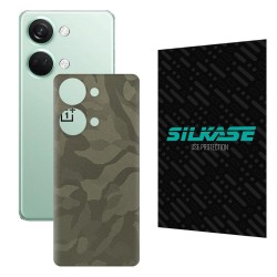 Folie skin SILKASE pentru OnePlus Nord 3, camo verde, protectie spate telefon Folie skin SILKASE pentru OnePlus Nord 3, camo verde, protectie spate telefon