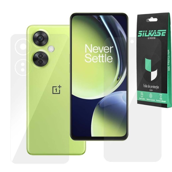 Set 2 folii SILKASE pentru OnePlus Nord CE3 Lite, protectie telefon, silicon regenerabil (Telefoane OnePlus, F6824) by www.silkase.ro