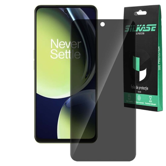 Folie privacy SILKASE pentru OnePlus Nord CE3 Lite, protectie ecran, silicon (Telefoane OnePlus, F6828) by www.silkase.ro