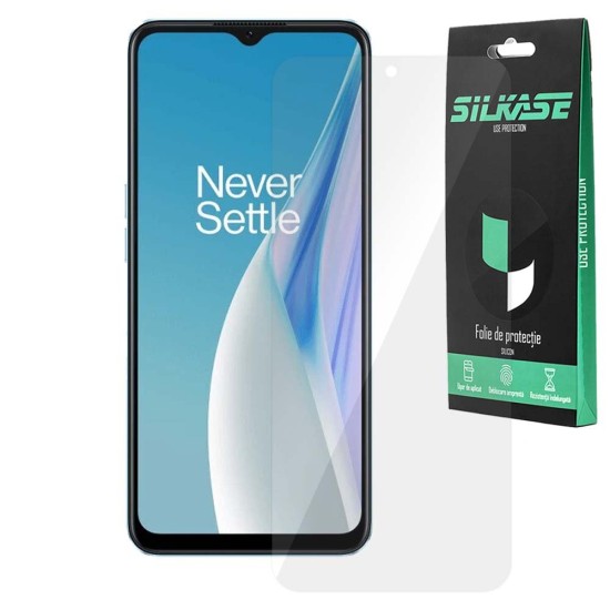 Folie SILKASE pentru OnePlus Nord N20 SE, protectie ecran, silicon regenerabil (SILKASE, Telefoane OnePlus) by www.silkase.ro Folie SILKASE pentru OnePlus Nord N20 SE, protectie ecran, silicon regenerabil (Telefoane OnePlus, F6830) by www.silkase.ro