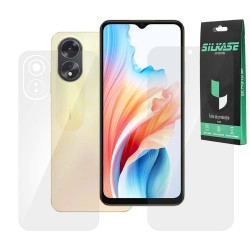 Set 2 folii SILKASE pentru Oppo A38, protectie telefon, silicon regenerabil Set 2 folii SILKASE pentru Oppo A38, protectie telefon, silicon regenerabil