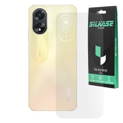Folie spate mata SILKASE pentru Oppo A38, protectie spate, silicon Folie spate mata SILKASE pentru Oppo A38, protectie spate, silicon