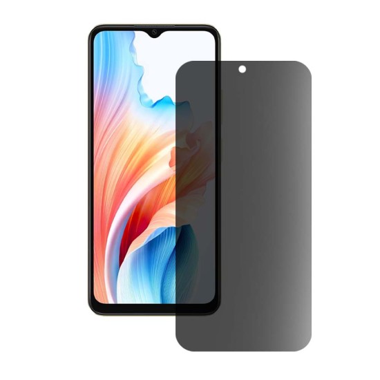 Folie privacy mata SILKASE pentru Oppo A38, protectie ecran, silicon (A38, F7201) by www.silkase.ro