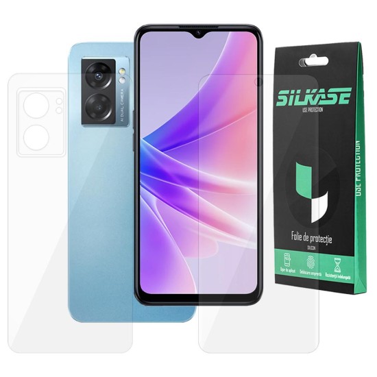 Set 2 folii SILKASE pentru Oppo A77, protectie telefon, silicon regenerabil (SILKASE, Folii telefoane) by www.silkase.ro Set 2 folii SILKASE pentru Oppo A77, protectie telefon, silicon regenerabil (A77 4G, F6077) by www.silkase.ro