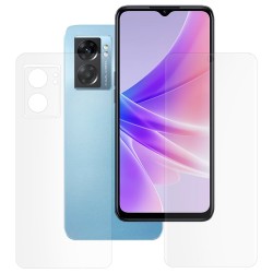 Set 2 folii mate SILKASE pentru Oppo A77, protectie telefon, silicon