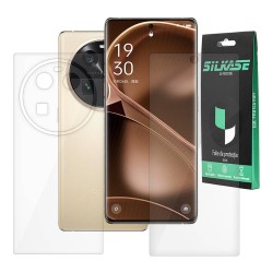 Set 2 folii SILKASE pentru Oppo Find X6, protectie telefon, silicon regenerabil