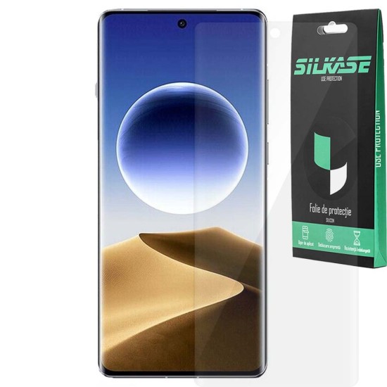 Folie SILKASE pentru Oppo Find X7 Ultra, protectie ecran, silicon regenerabil (SILKASE, Folie Silicon Fata Lucioasa) by www.silkase.ro Folie SILKASE pentru Oppo Find X7 Ultra, protectie ecran, silicon regenerabil (Find X7 Ultra, F6573) by www.silkase.ro