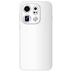Folie skin SILKASE pentru Oppo Find X9 Pro, protectie spate telefon, alb mat