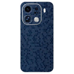 Folie skin SILKASE pentru Oppo Find X9 Pro, protectie spate telefon, albastru hexa