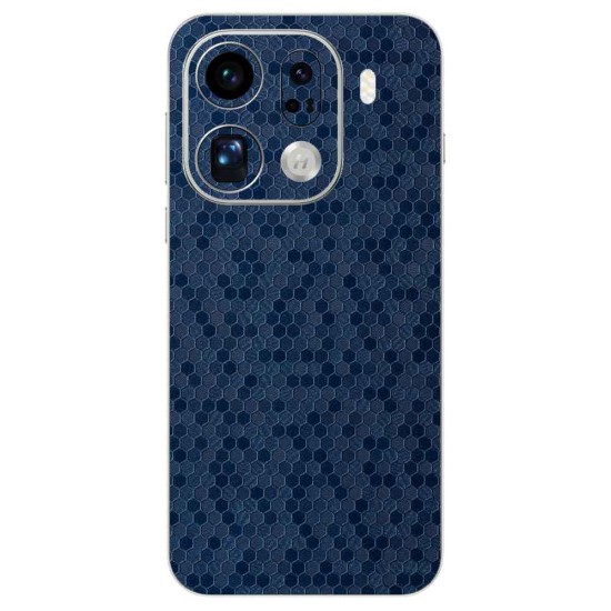 Folie skin SILKASE pentru Oppo Find X9 Pro, protectie spate telefon, albastru hexa Folie skin SILKASE pentru Oppo Find X9 Pro, protectie spate telefon, albastru hexa (Find X9 Pro, S2611) by www.silkase.ro