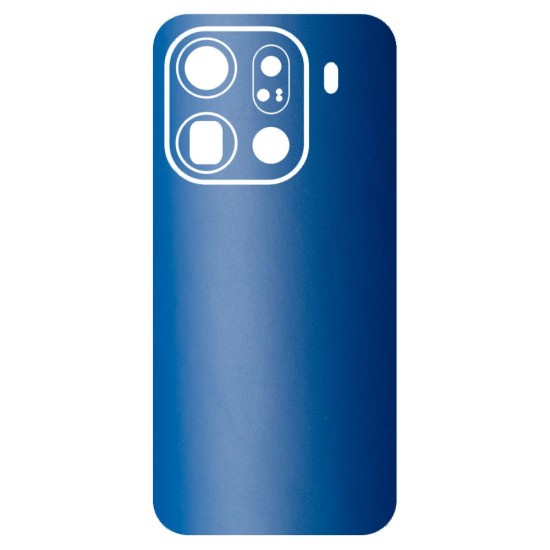 Folie skin SILKASE pentru Oppo Find X9 Pro, protectie spate telefon, albastru inchis mat (Find X9 Pro, S2608) by www.silkase.ro