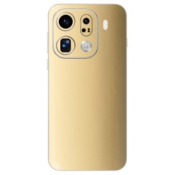 Folie skin SILKASE pentru Oppo Find X9 Pro, protectie spate telefon, bej lucios