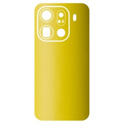 Folie skin SILKASE pentru Oppo Find X9 Pro, protectie spate telefon, galben mat Folie skin SILKASE pentru Oppo Find X9 Pro, protectie spate telefon, galben mat