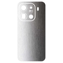 Folie skin SILKASE pentru Oppo Find X9 Pro, protectie spate telefon, gri deschis brushed Folie skin SILKASE pentru Oppo Find X9 Pro, protectie spate telefon, gri deschis brushed
