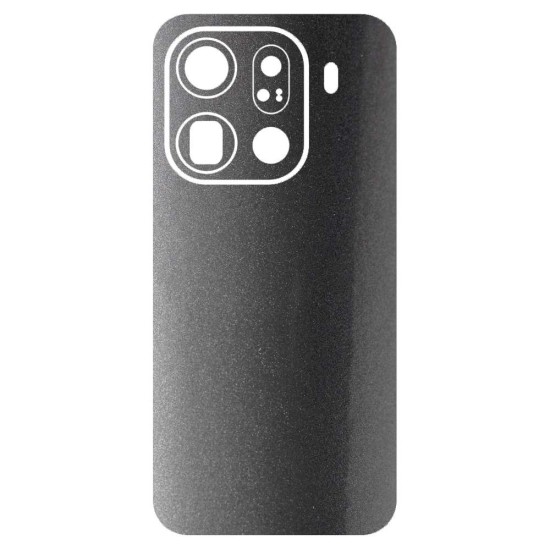 Folie skin SILKASE pentru Oppo Find X9 Pro, protectie spate telefon, gri metalizat (Find X9 Pro, S2603) by www.silkase.ro